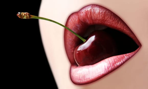 Eating cherries
