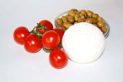 Cheese,Olives,Tomatoes