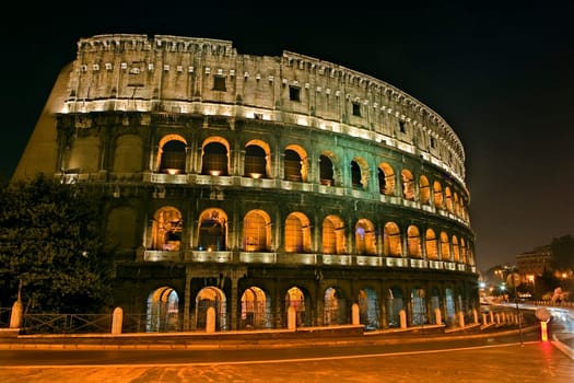 Rome - Colosseum at night