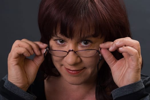 Juliane with glasses