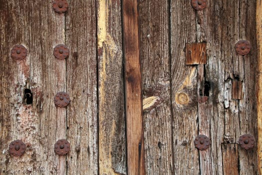 old wooden door in Cordoba