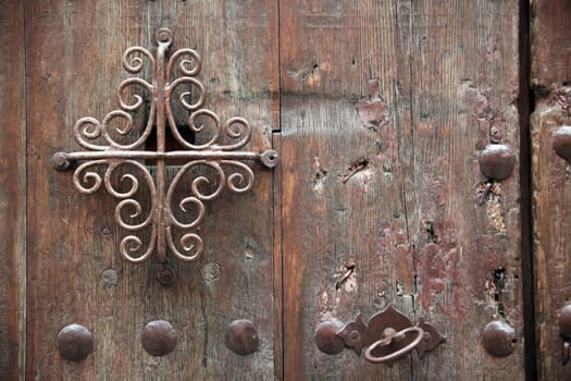 old door with spy-hole