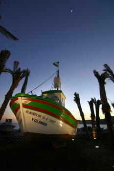 Ship Yolanda in Almuñecar