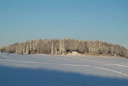 Winter in the Ore Mountains