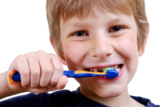 Brushing your teeth