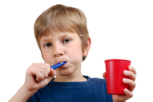 Brushing your teeth