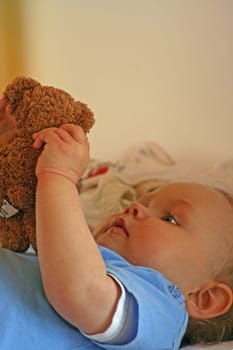 On the changing table