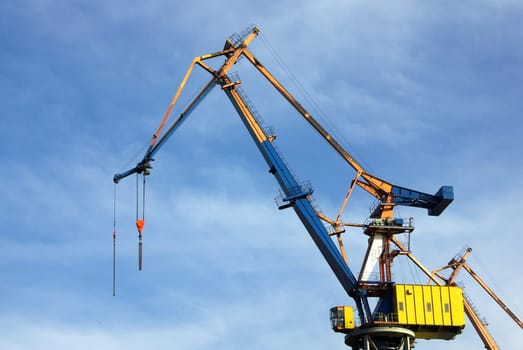 Yellow crane