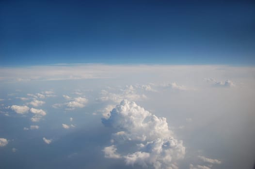 Clouds seen from the plane