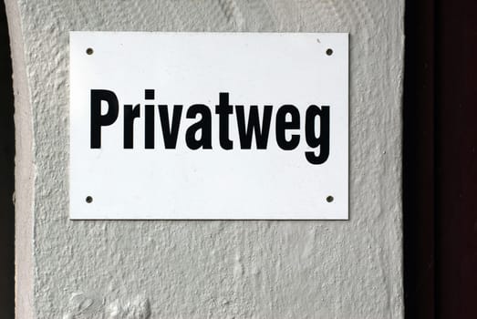Private road