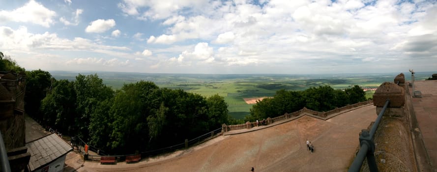 Panoramic view from the Kyffhäuser monument