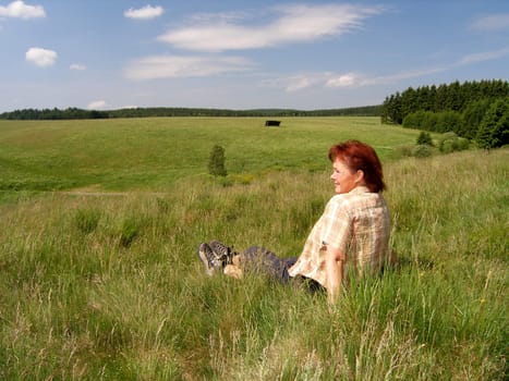 Hiking break in the Harz Mountains