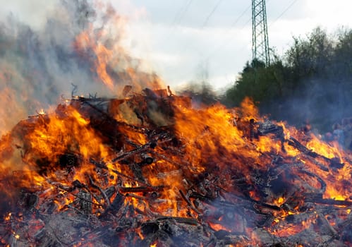 Easter bonfire1