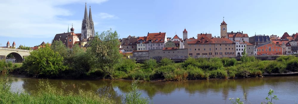Regensburg in the panorama