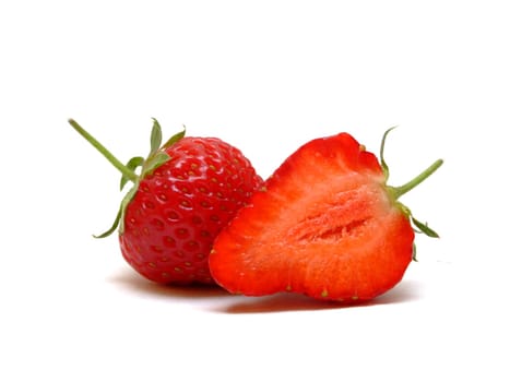 one and a half strawberries