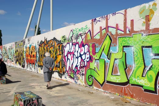 Graffiti - Walk at Mauerpark