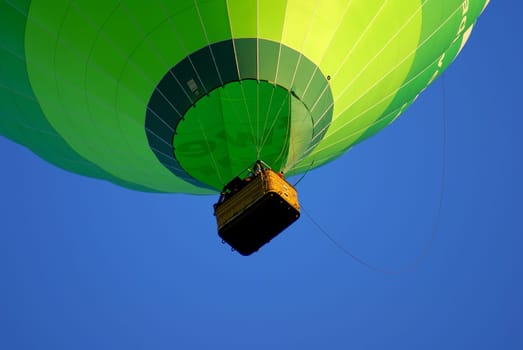 he floats along