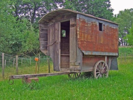 Old caravan