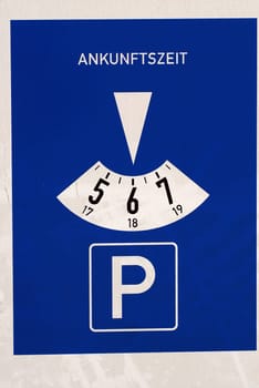 Parking disc
