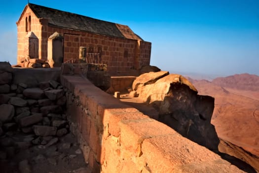Peace among religions.... this mountain is a symbol,holy for Christians,Muslims and Jews alike. The chapel on the summit was built in 1939.