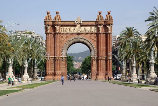Arc de Triomphe in Barcelona