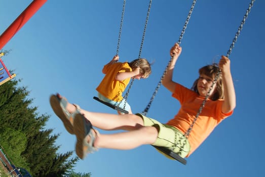Swings are so fun