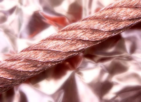 Copper foil and copper cable