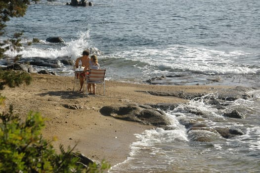 on the beach 2