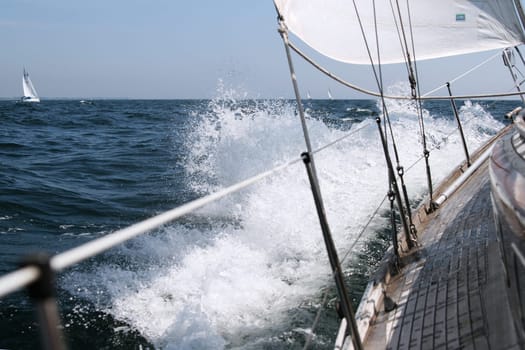 Sailboat on the Baltic Sea to Ystad/Sweden.
