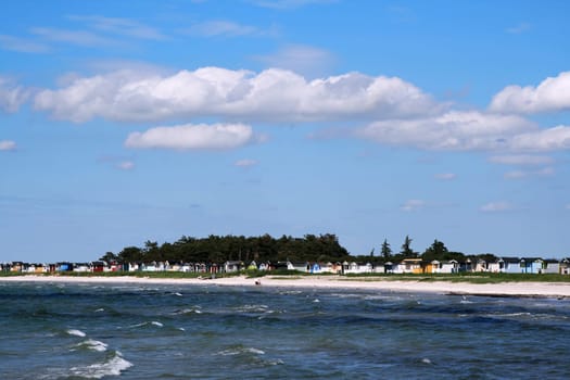 Beach houses near Skanör/Skåne,southern tip of Sweden.