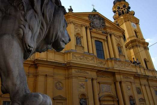 ... at Munich's Odeonsplatz...