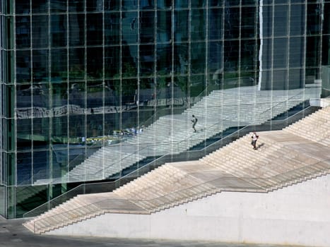 Staircase at the Marie-Elisabeth-Lüders-Haus