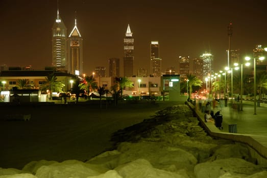 Dubai at night