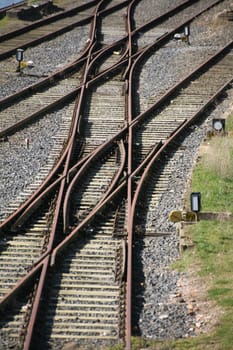 Railroad tracks
