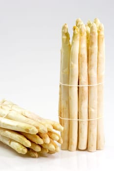 Asparagus served whole