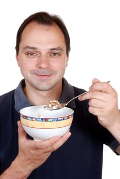 Eating muesli