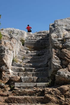 Ascent to the Areopagus Athens