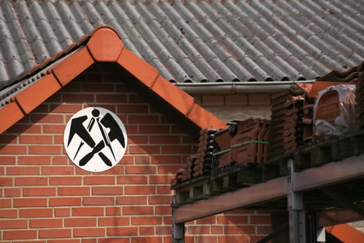 Craftsman's business with guild sign
