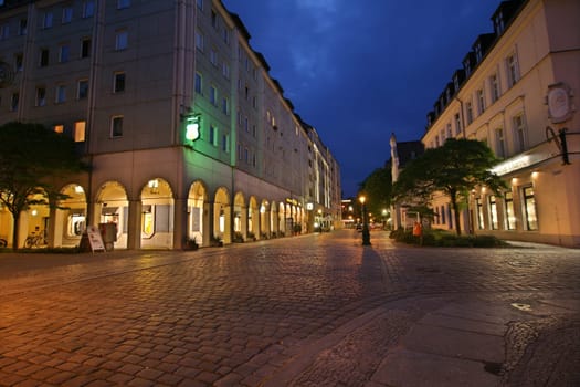 Blue hour in the Nikolaiviertel