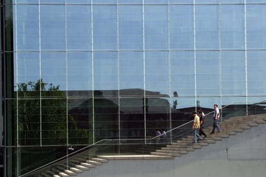 Staircase at the Marie-Elisabeth-Lüders-Haus