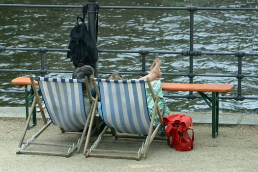 Relaxing on the Spree