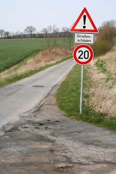Road damage