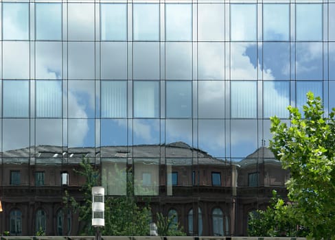 Glass façade,Frankfurt