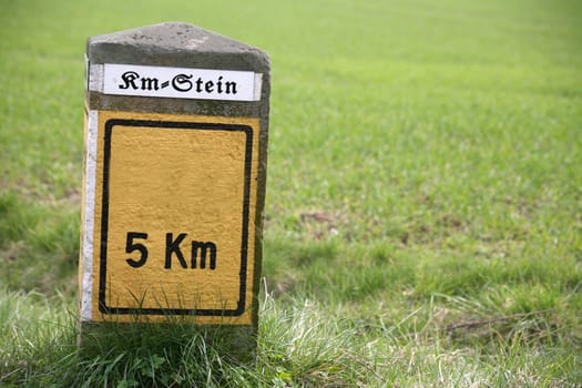 Historical trail marking to label yourself