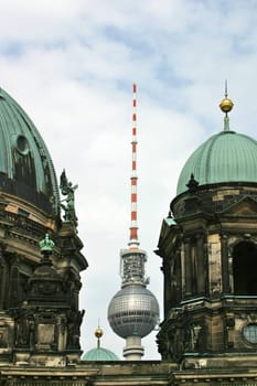 Berlin Cathedral and TV Tower