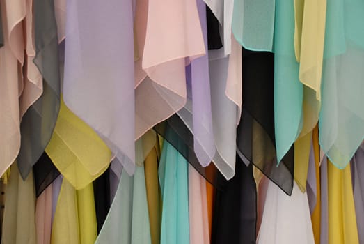 colorful scarves