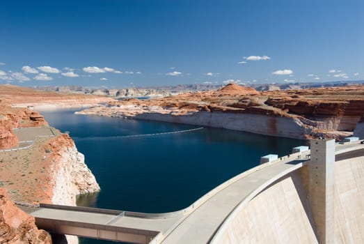 United States. Arizona. Glen Canyon Dam.