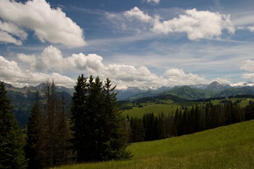 Views of the Jaun Pass