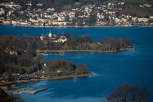 Gmunden from above