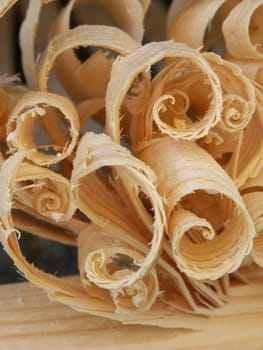 Wood shavings